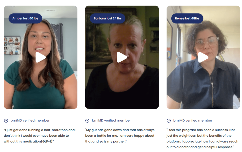 BMI MD GLP-1 Customer Reviews