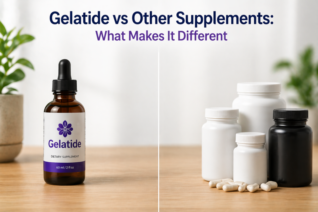 Gelatide vs Other Supplements