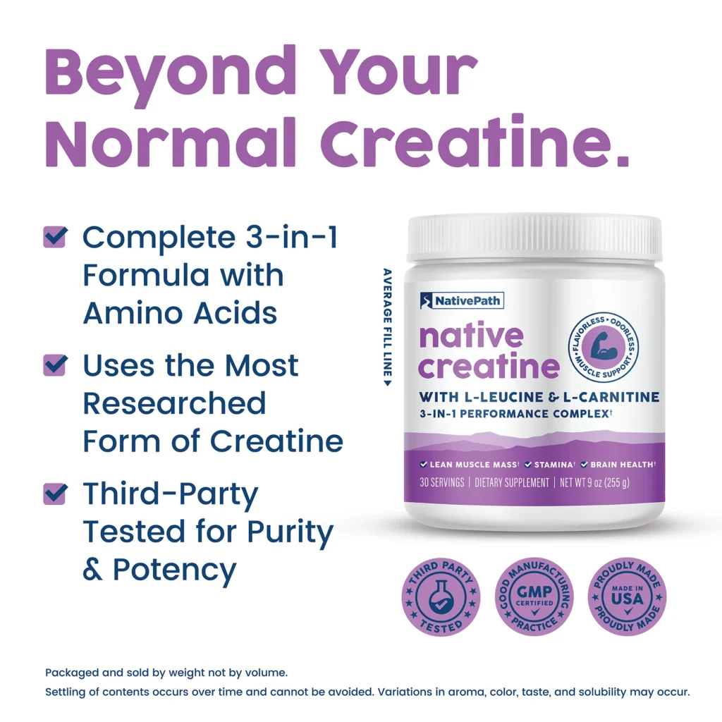 NativePath Creatine benefits