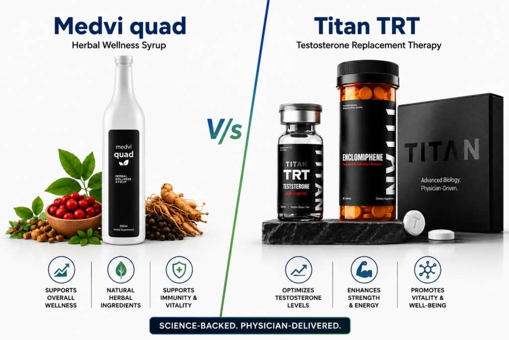 Titan TRT Vs medvi Quad
